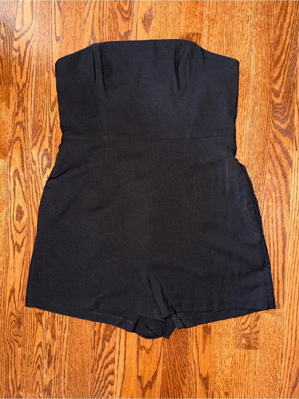 Hutch Black Strapless Romper